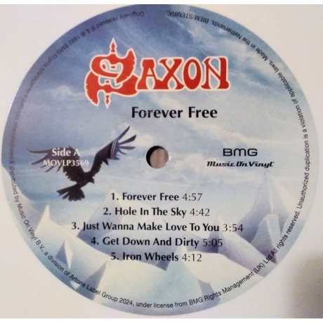 Saxon - Forever Free (coloured) (8719262039735) виниловая пластинка - фото 3