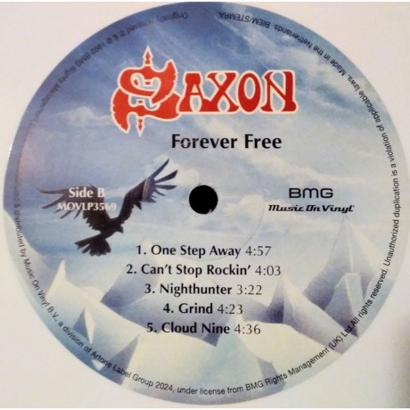 Saxon - Forever Free (coloured) (8719262039735) виниловая пластинка - фото 4
