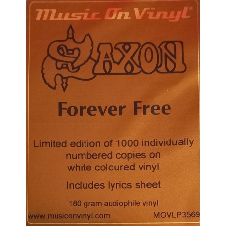 Saxon - Forever Free (coloured) (8719262039735) виниловая пластинка - фото 7