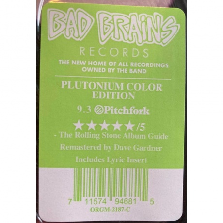 Bad Brains - I Against I (coloured) (0711574946815) виниловая пластинка - фото 5