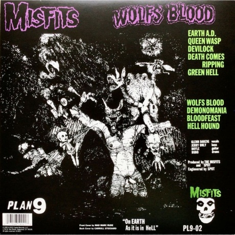 Misfits - Earth A.D. (0017046190213) виниловая пластинка - фото 2