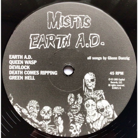 Misfits - Earth A.D. (0017046190213) виниловая пластинка - фото 3