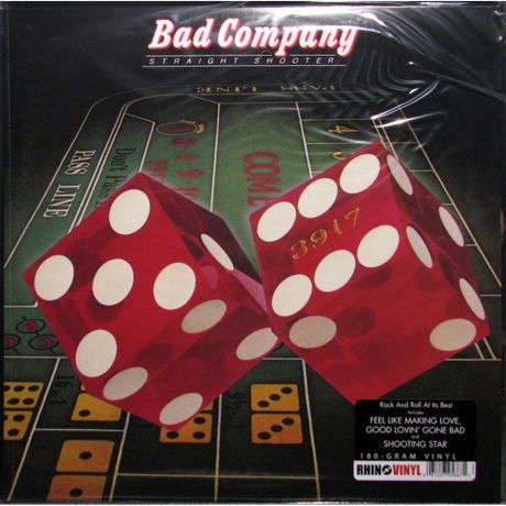 Bad Company - Straight Shooter (0081227958671) виниловая пластинка - фото 1