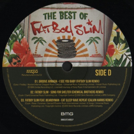 Fatboy Slim - The Best Of (4050538455724) виниловая пластинка - фото 7