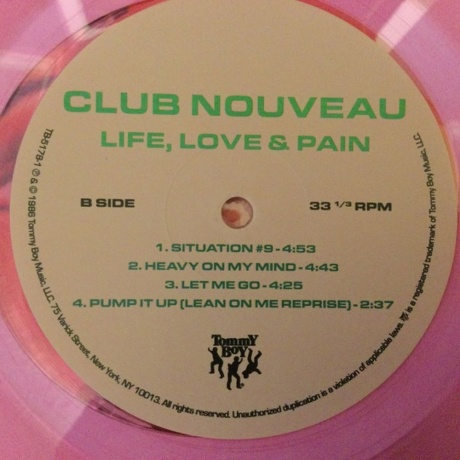 Club Nouveau - Life, Love &amp; Pain (coloured) (0016998517819) виниловая пластинка - фото 4