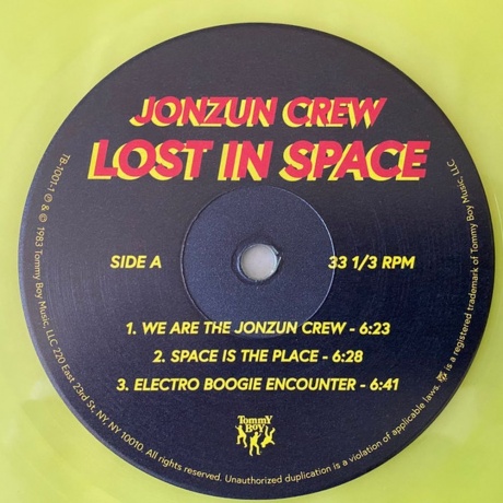 Jonzun Crew - Lost In Space (coloured) (0016998100110) виниловая пластинка - фото 3