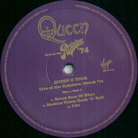 Queen - Live At The Rainbow' 74 (0602537910717) виниловая пластинка - фото 7