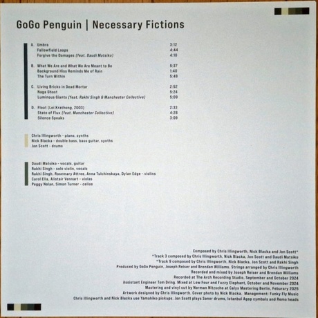 GoGo Penguin - Necessary Fictions (0198028997010) виниловая пластинка - фото 3