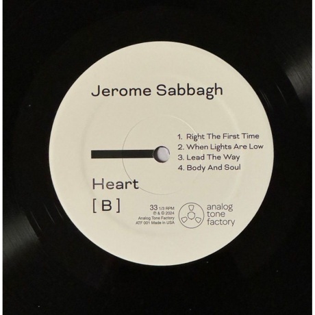 Jerome Sabbagh - Heart (Audiophile Edition) (0198168143629) виниловая пластинка - фото 4