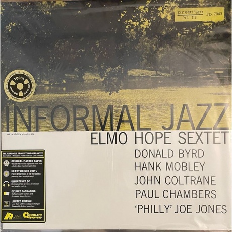 Elmo Hope - Informal Jazz (Analogue) (0753088704314) виниловая пластинка - фото 1