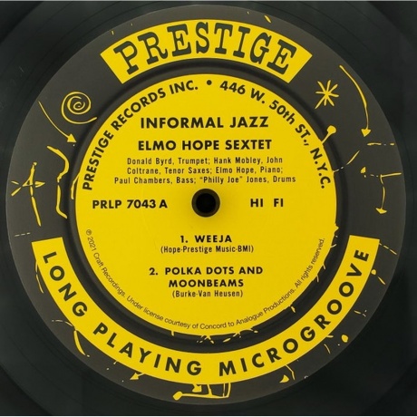 Elmo Hope - Informal Jazz (Analogue) (0753088704314) виниловая пластинка - фото 4