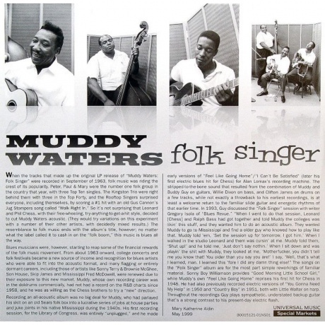 Muddy Waters - Folk Singer (Analogue) (0753088148378) виниловая пластинка - фото 9