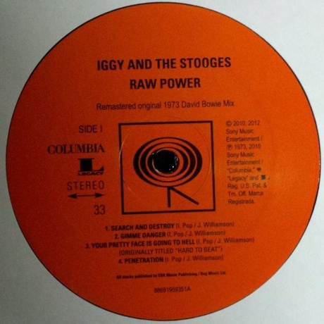 The Stooges - Raw Power (0886919593518) виниловая пластинка - фото 5