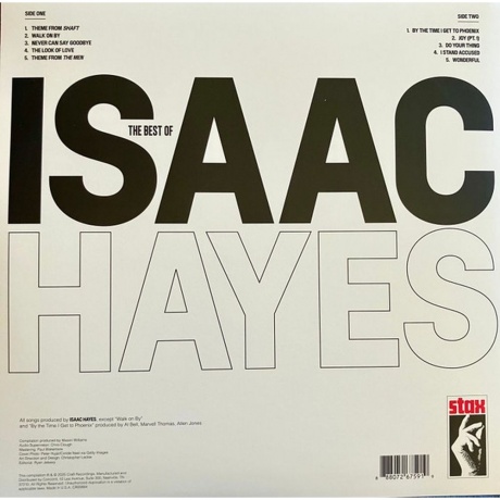 Isaac Hayes - The Best Of (0888072675919) виниловая пластинка - фото 2