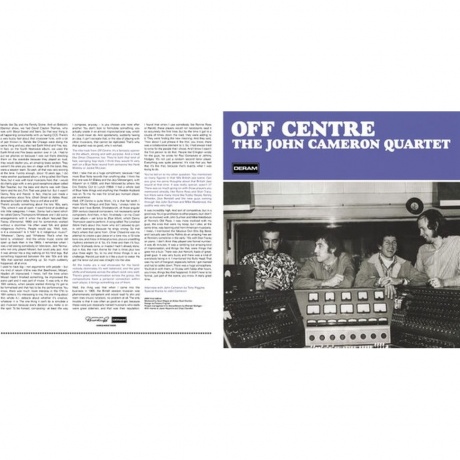 John Cameron - Off Centre (Analogue) (0602465979985) виниловая пластинка - фото 3