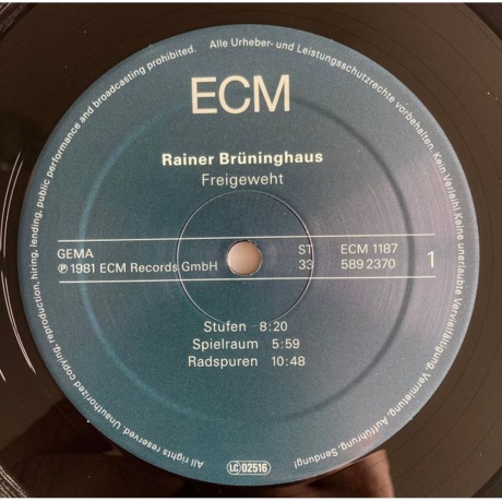 Rainer Bruninghaus - Freigeweht (Analogue) (0602458923704) виниловая пластинка - фото 6