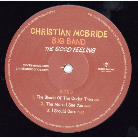 Christian McBride - The Good Feeling (0673203105379) виниловая пластинка - фото 5