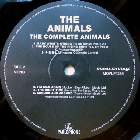 The Animals - The Complete (8718469537310) виниловая пластинка - фото 6