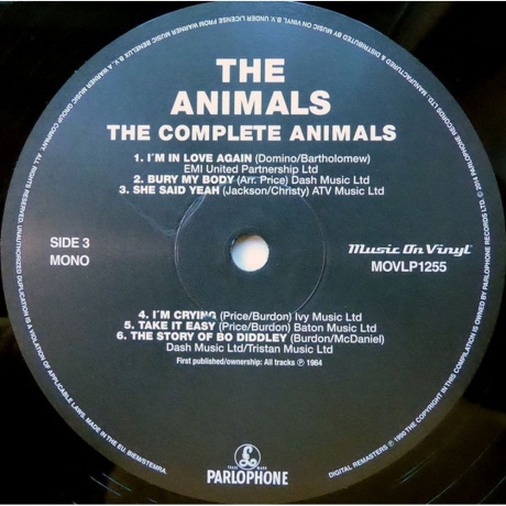 The Animals - The Complete (8718469537310) виниловая пластинка - фото 7