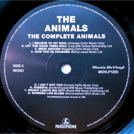 The Animals - The Complete (8718469537310) виниловая пластинка - фото 9