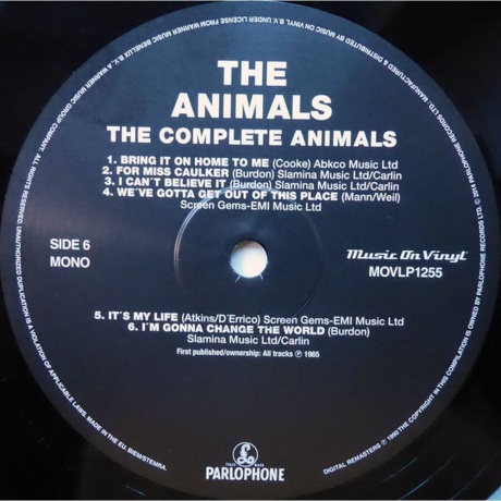 The Animals - The Complete (8718469537310) виниловая пластинка - фото 10