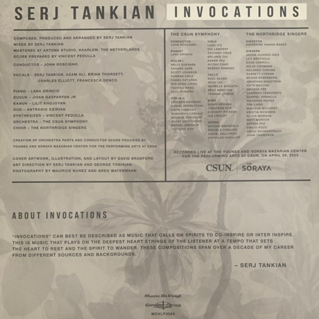 Serj Tankian - Invocations (coloured) (8719262031937) виниловая пластинка - фото 10