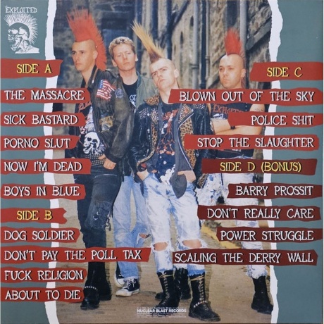 The Exploited - The Massacre (coloured) (0727361326975) виниловая пластинка - фото 3