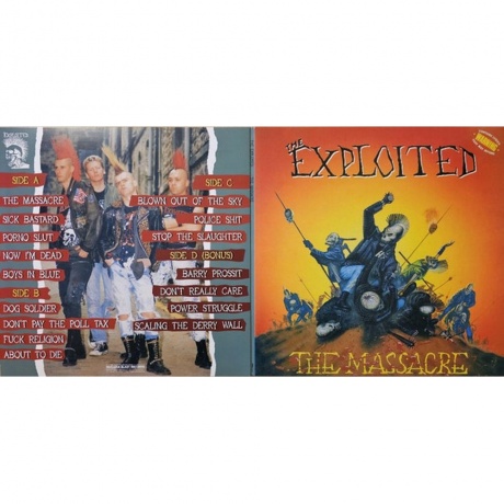 The Exploited - The Massacre (coloured) (0727361326975) виниловая пластинка - фото 4