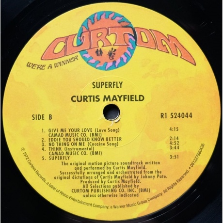 Curtis Mayfield - Super Fly (OST) (Analogue) (0081227980436) виниловая пластинка - фото 5
