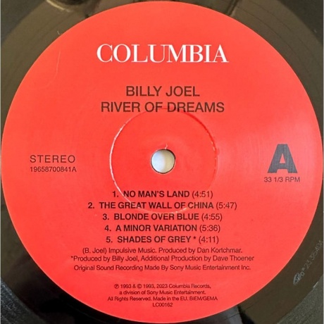 Billy Joel - River Of Dreams (0196587008413) виниловая пластинка - фото 4