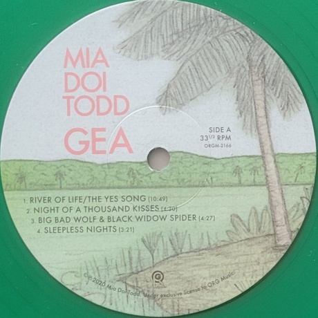 Mia Doi Todd - Gea (coloured) (0711574899135) виниловая пластинка - фото 3