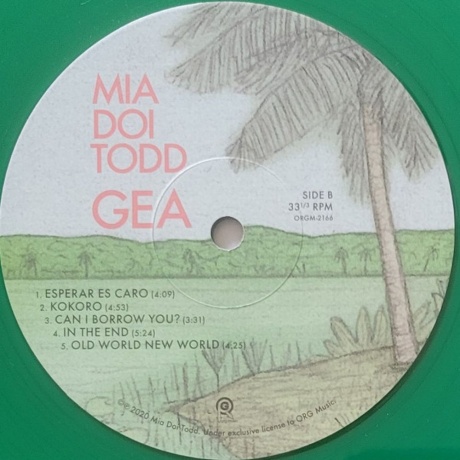 Mia Doi Todd - Gea (coloured) (0711574899135) виниловая пластинка - фото 4