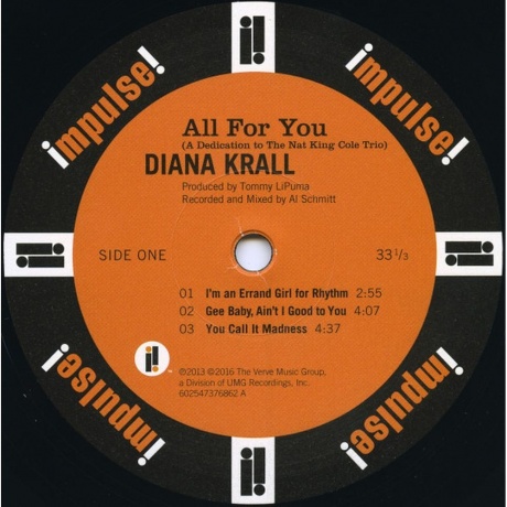 Diana Krall - All For You (0602547376510) виниловая пластинка - фото 3