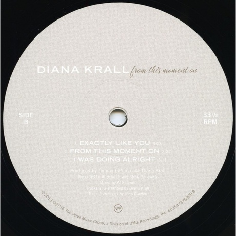 Diana Krall - From This Moment On (0602547376893) виниловая пластинка - фото 5