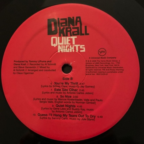 Diana Krall - Quiet Nights (0602517963528) виниловая пластинка - фото 5