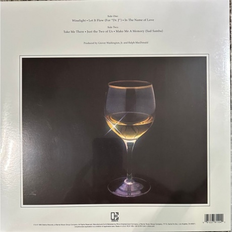 Grover Jr. Washington - Winelight (coloured) (0081227811242) виниловая пластинка - фото 2