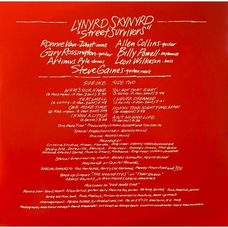 Lynyrd Skynyrd - Street Survivors (0600753550199) виниловая пластинка - фото 4
