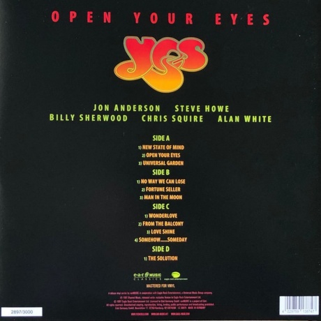 Yes - Open Your Eyes (coloured) (4029759138747) виниловая пластинка - фото 4
