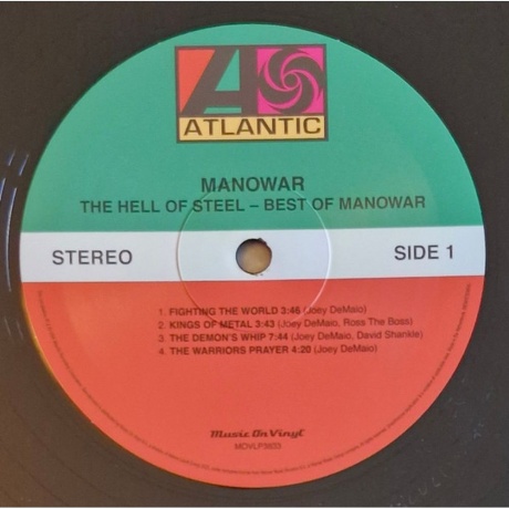Manowar - Hell Of Steel - Best Of (8719262041097) виниловая пластинка - фото 5