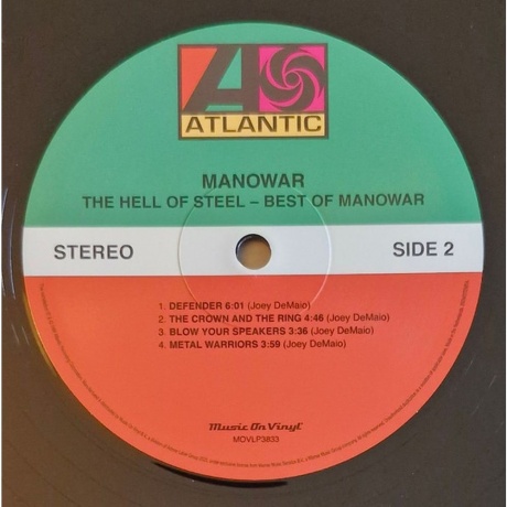 Manowar - Hell Of Steel - Best Of (8719262041097) виниловая пластинка - фото 6