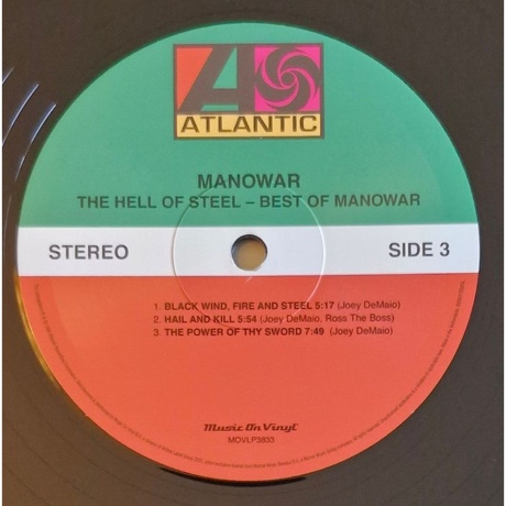 Manowar - Hell Of Steel - Best Of (8719262041097) виниловая пластинка - фото 7