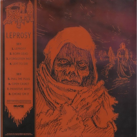 Death - Leprosy (0781676722815) виниловая пластинка - фото 2