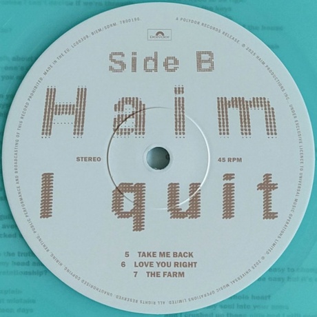 Haim - I Quit (coloured) (0602478001994) виниловая пластинка - фото 5