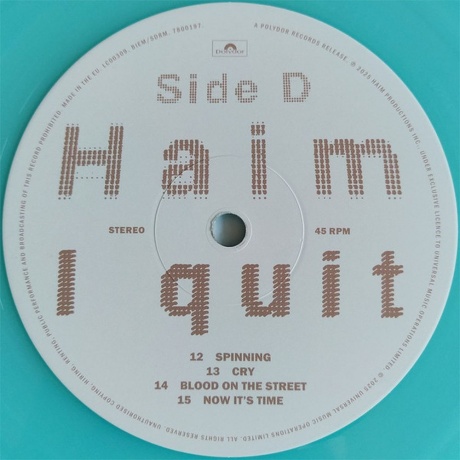 Haim - I Quit (coloured) (0602478001994) виниловая пластинка - фото 7