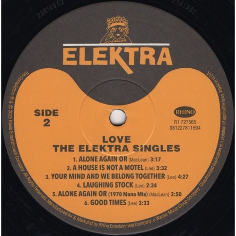 Love - The Elektra Singles (0081227811594) виниловая пластинка - фото 4