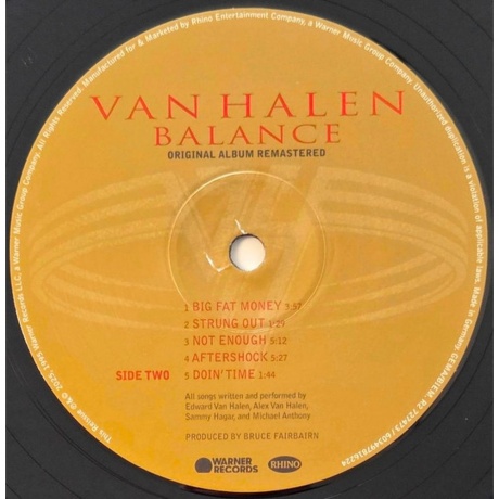 Van Halen - Balance - deluxe (0603497816224) виниловая пластинка - фото 4