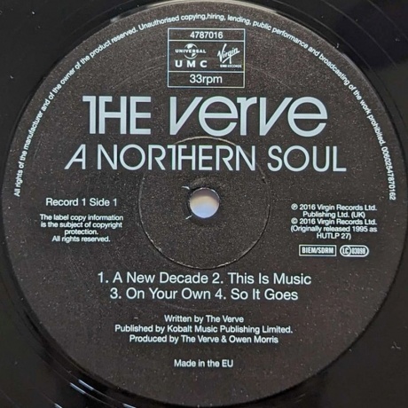 The Verve - A Northern Soul (0602547865397) виниловая пластинка - фото 3