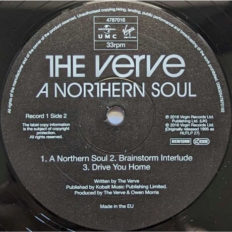 The Verve - A Northern Soul (0602547865397) виниловая пластинка - фото 4