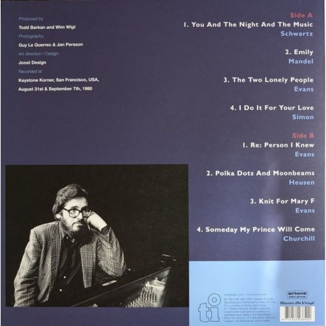 Bill Evans - Consecration (8719262038400) виниловая пластинка - фото 3