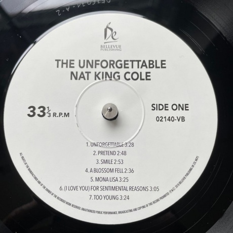 Nat King Cole - The Unforgettable (5711053021403) виниловая пластинка - фото 4